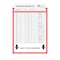 C-Line Products Shop Ticket Holder, Red, 9 x 12", PK15 43914 - alternate 2