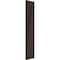 Ekena Millwork True Fit PVC Two Board Joined Board-n-Batten Shutters w/Z-Bar, Raisin Brown , 10 3/4W x 64H, PR TFP102BBF11X064TB - alternate 2