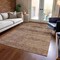 Homeroots 9' X 12' Brown And Taupe Medallion Washable Indoor Outdoor Area Rug 616110 - alternate 3