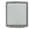Siemens DELTA flAche IP44 AP Dark gray/light gray OFF switch 2-pole 5TA4702 - alternate 1