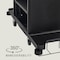 Rubbermaid Commercial Housekeeping Cart, Plastic Frame, Black 2202581 - alternate 2