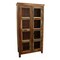 Homeroots 36in Brown Solid Wood Frame China Cabinet With Three Shelves 489039 - alternate 2