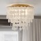Vaxcel Elsa 16-in W Gold Brass Modern Coastal Glam Flush Mount Ceiling Light Fixture with Capiz Shells C0285 - alternate 2