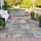 Homeroots 9' X 12' Pewter Khaki And Charcoal Abstract Washable Indoor Outdoor Area Rug 630787 - alternate 4