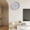 Clockswise Silver 12-In Analog Clock - Silent, Non-Ticking for Wall Battery-Operated Perfect for Home QI004744.SI.12 - alternate 3