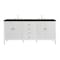 James Martin Vanities Myrrin 72" Vanity, Bright White, w/ 3 CM Phantome Eclos Top 485-V72-BW-3PHT - alternate 1
