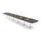 Skutchi Designs 22ft Arc Rectangle Conference Table With Power | Harmony Series | 22 Person Meeting Room Table HAR-AREC-48X264-T-H3041-ESIL - alternate 1