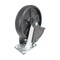 Vestil Glass Filled Nylon Swivel With Total Brake Caster 8 In. Diameter x 2 In. Width 1250 lb Black CST-VE-8X2GFN-SWTB - alternate 3