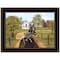 Homeroots Amish on Sunday Drive 2 Black Framed Print Wall Art 406393 - alternate 1