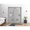 Vdomdoors Sliding Closet Bypass Doors 72 x 96in, Sete 6933 Light Grey Oak W/ Frosted Glass, Sturdy Rails SETE6933DBD-OAK-7296 - alternate 1