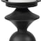 Homeroots 13" Black Metal Tabletop Pillar Candle Holder 608403 - alternate 2