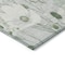 Homeroots 8' Mint Green And Ivory Round Floral Washable Indoor Outdoor Area Rug 611158 - alternate 3