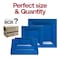 Smarty Had A Party Midnight Blue Square Plastic Dinnerware Value Set (120 Dinner Plates + 120 Salad Plates), 240PK 6819VP-CASE - alternate 2