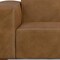 Homeroots 88" Brown Leather Modular Wood Sofa 641010 - alternate 3