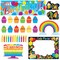 Trend Rainbow Birthday Dry-Erase Decorative Set T19002 - alternate 2