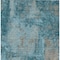 Homeroots 9' X 12' Teal Blue And Gray Abstract Washable Indoor Outdoor Area Rug 596894 - alternate 2