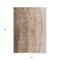 Homeroots 5' X 8' Brown And Beige Ombre Washable Indoor Outdoor Area Rug 581799 - alternate 3