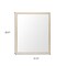 Homeroots 26" Tan Bathroom Vanity Mirror 607232 - alternate 2