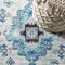 Jonathan Y Modern Persian Boho Vintage Medallion Cream/Blue 5 ft. x 8 ft. Area Rug MDP202A-5 - alternate 2