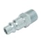 Tru-Flate Industrial/Milton 3/8'' MNPT Steel Industrial Plug 12-527 - alternate 1