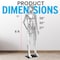 Topmaster Male Mannequin Premium Quality Construction, Detailed Dimensions for Realistic Proportions, Sturdy TPMANQMALSI8 - alternate 2