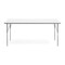Flash Furniture Wren 72 in x 30 in Adjustable Height Activity Table, Thermal Laminate Top, Standard Legs, White XU-A3072-REC-WHT-T-A-GG - alternate 2