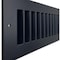 Sierra Grates 2 in. H X 10 in. W 2-Way 45 Degree Louvered, Steel, Black Toe Space Grille TSG210-BLK - alternate 2