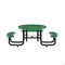 Flash Furniture Round Green, Polyethylene, Steel, 82.5 in L SLF-EMR46ADA-HL60L-GN-GG - alternate 2