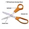 Golden Protective Services Take-Apart Safety Shears 7 in, Serrated Blades, Orane Handle, Ideal for Food Service 9402 - alternate 3