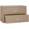 Fireking 2 Drawer, 1 Hr Fire & Impact Rated, 44" Wide Lateral Taupe 2-4422-CTA - alternate 2