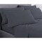 Homeroots Six Piece Dark Gray Microfiber Queen Sheet Set 523856 - alternate 3