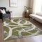 Homeroots 8' X 10' Olive Green Beige And Gray Abstract Washable Indoor Outdoor Area Rug 599145 - alternate 4
