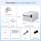 Edendirect 2,500 BTU Portable Air Conditioner Cools 45 sq.ft. with Dehumidifier and Remote in White IR-A01 - alternate 3