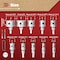 Monopro Carbide Hole Saw Kit 5/8in - 2-1/8in, 12 pc HS-M12 - alternate 2