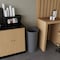 Regal Altair 22 Gallon Round Plastic Gray Wastebasket, Heavy-Duty HDPE ZR-TC-500-22RND-GRY - alternate 2