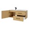 Cutler Razza Collection 42 in Wall Mount Modern Bathroom Vanity - Natural FV-RAZ-NATURA42 - alternate 2