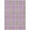 Homeroots 5' X 8' Purple Green And Ivory Plaid Washable Indoor Outdoor Area Rug 601507 - alternate 2