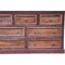 Homeroots 64" Brown Distressed Solid and Reclaimed Wood Seven Drawer Double Dresser 554673 - alternate 2