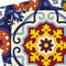 Homeroots 6" X 6" Blue And Yellow Mosaic Peel And Stick Removable Tiles 400062 - alternate 2