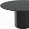 Homeroots 60" Black Solid Wood Pedestal Base Round Top Dining Table 721055 - alternate 2