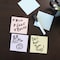Flipside 3" x 3" Pastel Assorted Dry Erase Stickables w/ Dry Erase Marker - 4 Packs of 12 Sheets 96633 - alternate 2