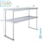 Amgood 18 in. x 48 in.  Stainless Steel Double Deck Over Shelf AMG DOS-1848 - alternate 2