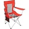Outdoor Expressions Red Polyester Mesh Folding Chair AC2315N-1 - alternate 1