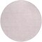 Homeroots 8' Pink And Ivory Round Geometric Washable Indoor Outdoor Area Rug 602439 - alternate 2