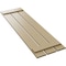 Ekena Millwork True Fit PVC, Three Board Spaced Board-n-Batten Shutters, Natural Twine, 17 1/8W x 32H, PR TFP101SBF17X032NT - alternate 4