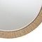 Bali & Pari Geralyn Japandi Natural Seagrass Round Wall Mirror 248-13814-ZORO - alternate 2