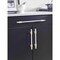 Amerock Urbanite 5-1/16 in 128 mm Center-to-Center Brushed Gold/White Cabinet Pull BP778128BGLWHT - alternate 3