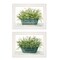 Homeroots Set Of Two Farm Market Bouquet White Framed Print Wall Art, 2PK 406057 - alternate 1