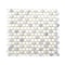 Apollo Tile 12x12 Glass, Bianco Carrara Marble Glossy Floor and Wall Mosaic Tile 4.83 sqft/case, 5PK APLMOK88020 - alternate 1