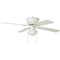 Home Impressions 42'' White Ceiling Fan with Light Kit TS-42-023 - alternate 2
